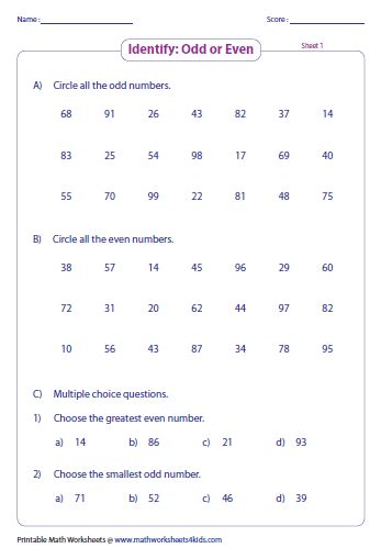 which number is even and odd|Identifying odd and even numbers (practice) .